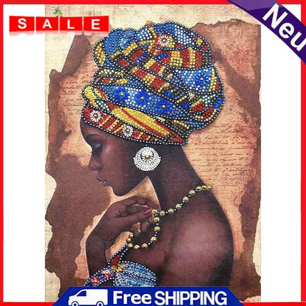 5D DIY Special Shaped Diamond Painting Woman Embroidery Kits Living Room Decor