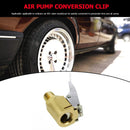 8mm Brass Car Tire Air Chuck Tyre Inflator Pump Valve Clip Connector Adapte