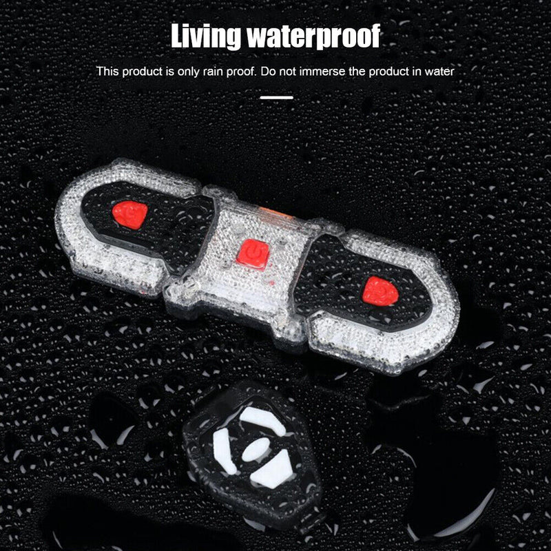 3"" 1 Wireless Remote Control Detachable Mountain Bike Taillight Turning Lamp