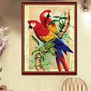 5D DIY Full Drill Diamond Painting Parrots Cross Stitch Embroidery Mosaic