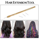 Lace Wig Needles Set Ventilating Holder with Copper Handle DIY Weaving Tools