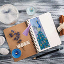 Rhinestone Diamond Painting Leather Bookmarks Leather Craft (Peafowl-AA397)