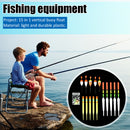 15pcs/Set Upright Buoy Sea Fishing Floats Bobbers Rod Fishing Lures Accessories