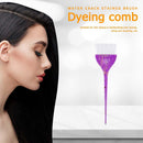 Water Crack Pattern Hair Coloring Brush Hairdressing Dye Brush (Purple) Newly