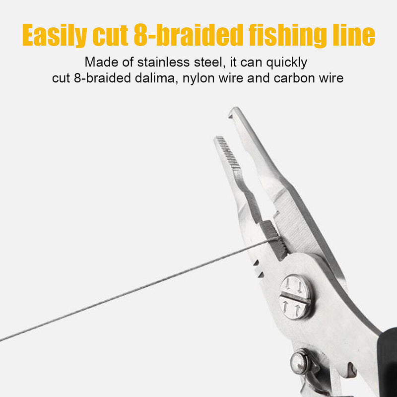 #A Multifunctional Hook Remover Fishing Pliers Multi Tools Braid Line Lure Cutte