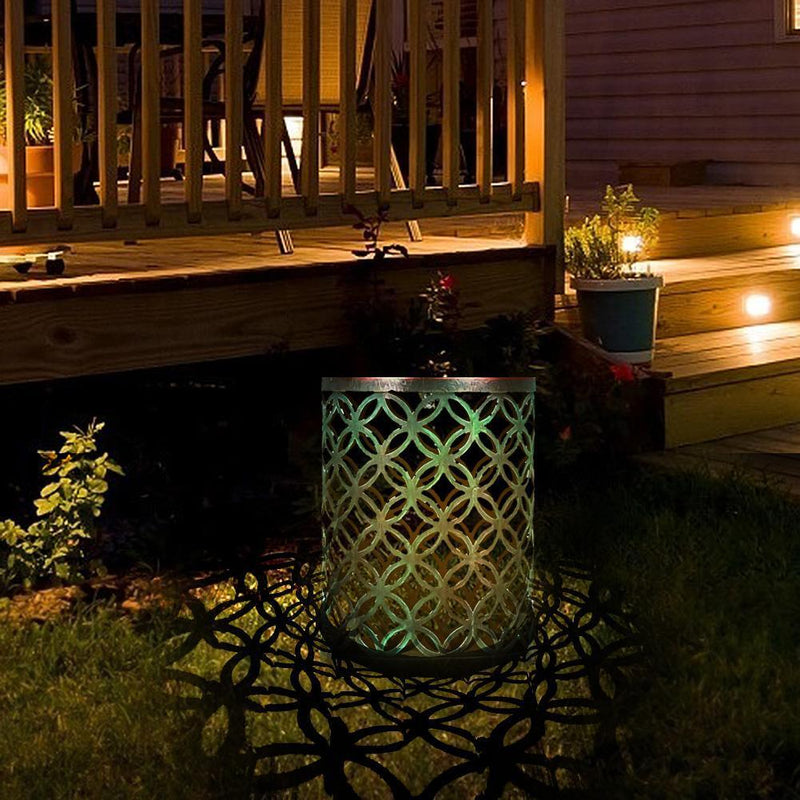 Solar LED Lantern Ground Light Outdoor Retro Garden Lawn Landscape Lamp Newly