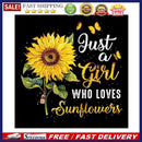 Sunflower Full Round Drill Mosaic Art Picture of Rhinestone Kit Handmade Gi