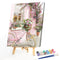 40x50cm Frameless Oil Paint By Numbers Pink Bicycle Paint Canvas Picture Crafts