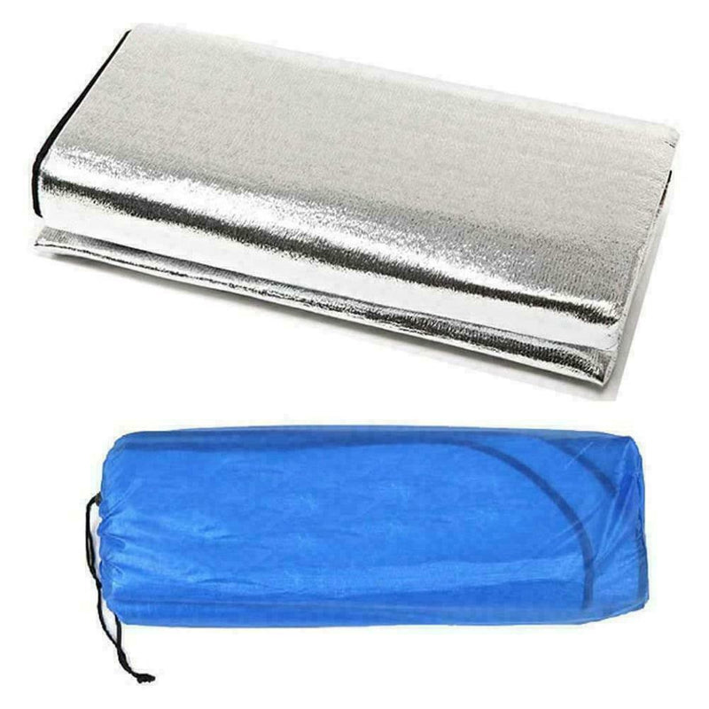 200*150cm Aluminum Foil Sleeping Mat Camping Thermal Foldable Tents Blanke E6B4