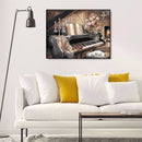 Hand Painted DIY Painting By Numbers Kits Ballet Dancer Canvas Mural Wall Art