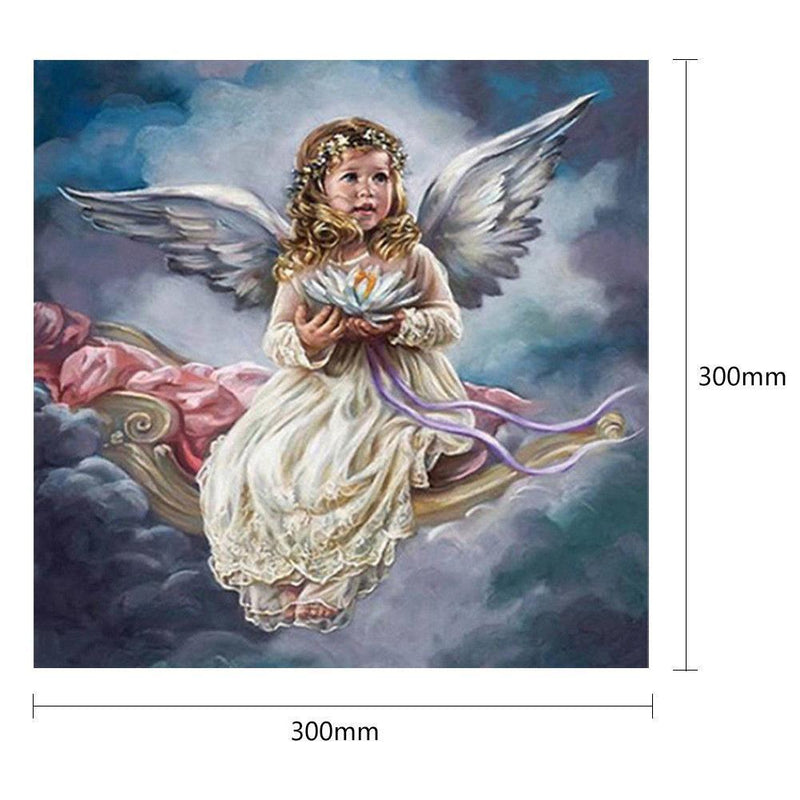 5D DIY Full Drill Diamond Painting Baby Angel Cross Stitch Embroidery Kits Newly