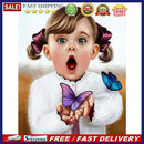 Diamond Painting Kit Open Mouth Girl Full Round Drill Rhinestone DIY Home D