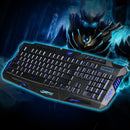 A877 3-Color Backlit Mechanical Feeling Wired Gaming Keyboard