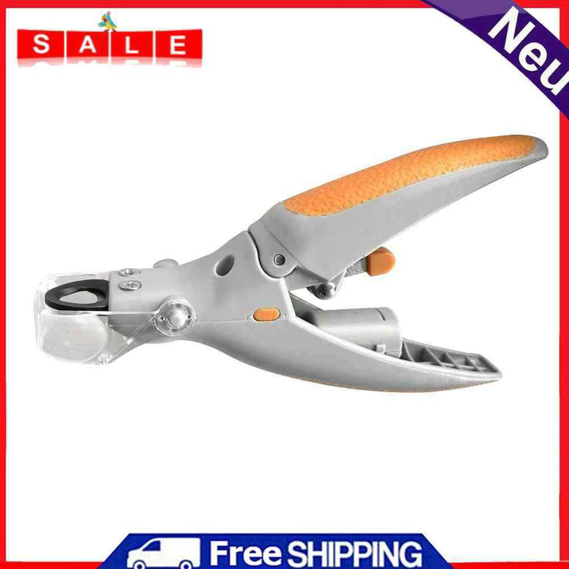 hnnew pet nail clapper with light dogs claw scissors toes trimmer the illuminated