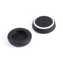 4pcs Silicone Joystick Analog Thumbstick Grip Cover for PS4 (Black + White)