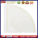 Fan Shape Foot Seam Ruler Quilting Patchwork Scrapbook DIY Sewing Tools