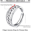Style Adjustable Accessories Open Ring Transfer Beads Thumb Rings Anxiety Ring