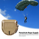 Outdoor Rope Dispenser Paracord Storage Box for Survival Emergency (Camel) Newly