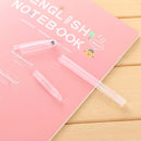 Style Portable Writing Supplies Gel Pen Cover Transparent Ballpoint Shell