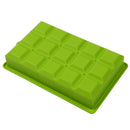DIY Creative Big Ice Cube Mold Square Shape Silicone Ice Tray Green