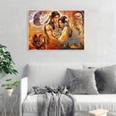 5D DIY Full Drill Diamond Painting Old Era Lovers Embroidery Mosaic Needlework