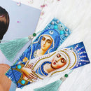 2x 5D DIY Diamond Painting Leather Bookmarks Goddess Cross Stitch Page Marker