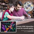 1000 Pieces DIY Flowers Bird Puzzle Educational Learning Assembling Jigsaw