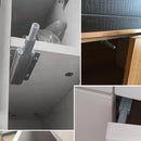 10pcs Door Stopper Cabinet Catches Drawer Invisible Handle Damper Buffer Newly