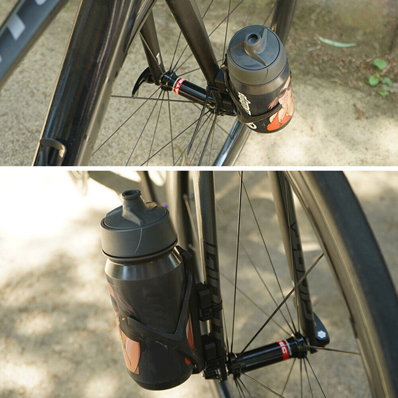 Adjustable Folding Bike Kettle Holder Rack Adapter Clamp Cycling Accessories