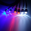 6pcs 5mm/3mm LED Headlight Taillight for 1/12 1/18 1/10 1/8 Axial Scx10 RC Cars