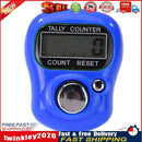 Mini Finger Counter LCD Electronic Digital Counter Range 0-99999 (Blue) Newly