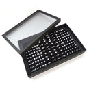 Square Jewelry Display Gifts Box PU Leather Necklace Bracelet Ring Organizer