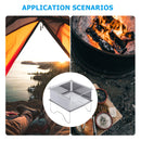 Folding Portable Barbecue Camping Grill Outdoor Variety of Fuels Suitable