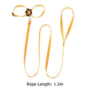 Parrot Leash Adjustable Harness Bird Anti Fly Outdoor Training Rope (Yellow
