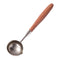 Wooden Handle Sealing Wax Bead Tablet Melting Spoon for Scrapbooking (B) Newly