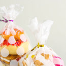 Biscuits Party White Cookie Package Bake Wrapping Cellophane Bag Dot Stripe