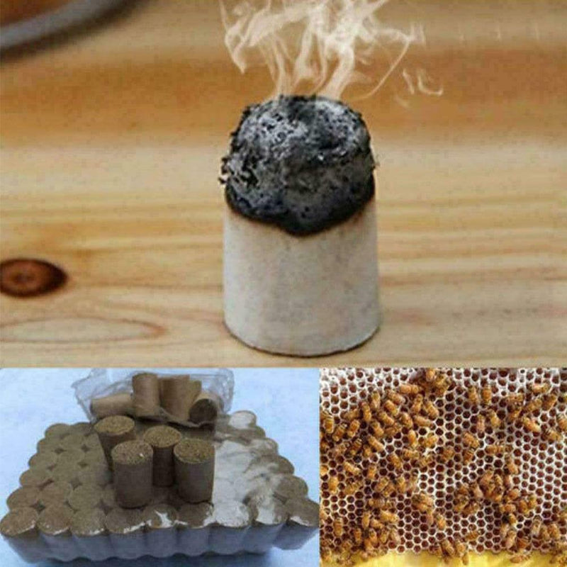 54 Pcs Fuel Bee Hive Smoke Supplies Kit Equipment Beekeeping Tools Supplies Y5B9