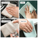 1xKitchen Cleaning Cloth Wipes Table Window Dish Towel Rag Soft DIY Towels E2Y6