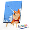 Oil Paint Dog By Numbers Coloring Picture Digital Drawing