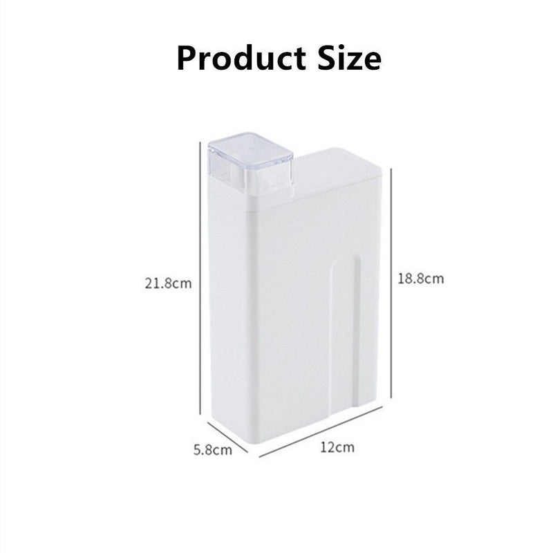 White Shampoo Dispenser Laundry Detergent Bottle Shower Gel Bottles Empty