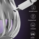 Pest Control Lights LED Bug Trap Mute Luring Mosquito Killer Lamp (White) Newly