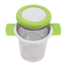 Stainless Steel Tea Strainers Infuser Steeping Loose Leaf Tea Filter(Green)