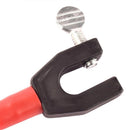 Elastic Clip Removable Winter Ski Tip Connector for Kid Beginner (Red) Newly