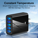 5 USB Port Mobile Phone Charger Adapter Home Outdoor Power Supply Head Accessory