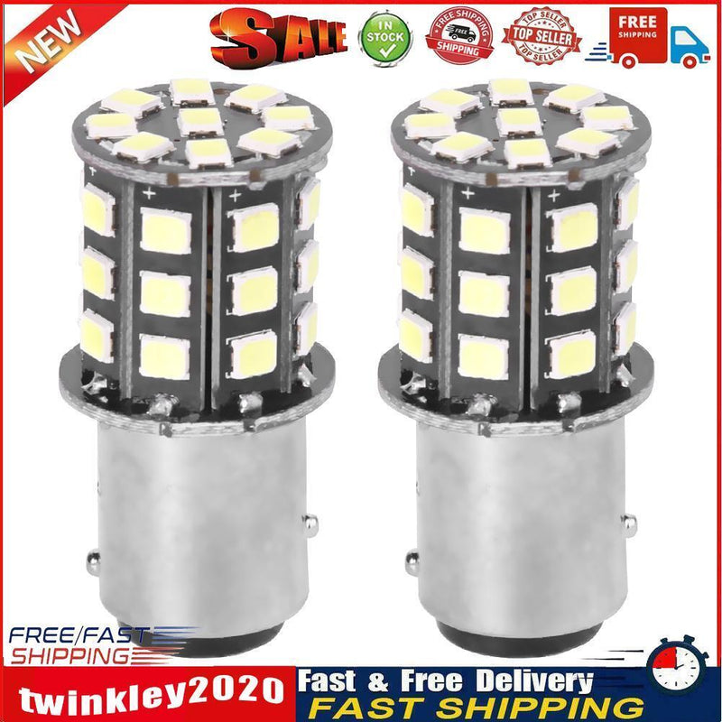 1 Pair 1157/BAY15D 33 SMD2835 LED Car Tail Brake Stop Light Fog Lamp Bulbs Newly