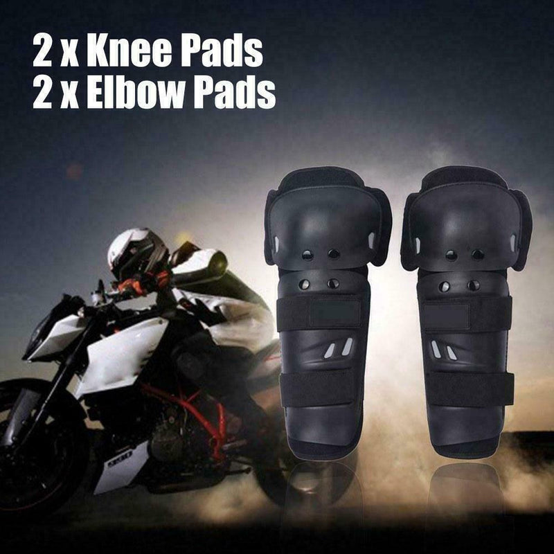 Protect Gear Set 4pcs Knee Elbow Pads For Cycling Bike Safety Skateboarding Z3O2