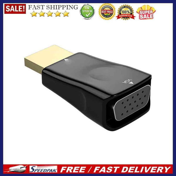 HD 1080P HDMI-Compatible to VGA Adapter VGA Output Laptop Converter Connector