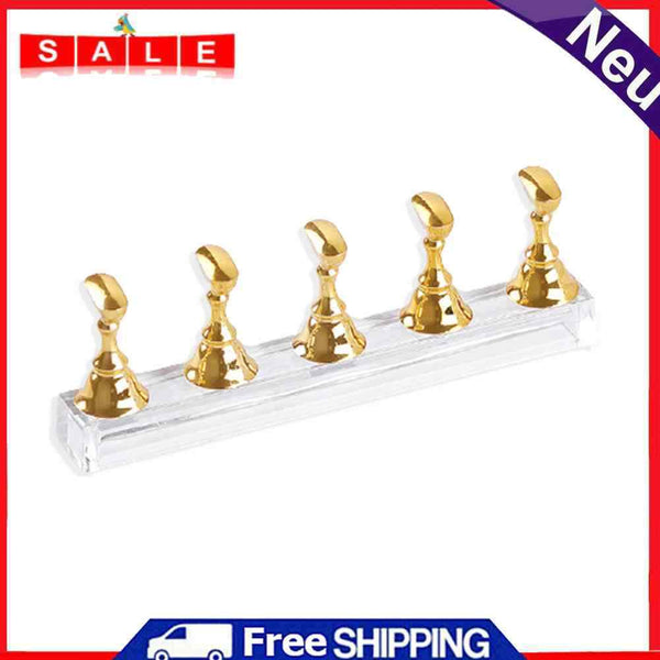 5pcs Nail Art Practice Display Stand Chess Board for Polish Gel Color Chart