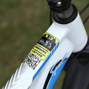 4pcs Bicycle Reflective Stickers Do Not Touch My Bike MTB Frame Stickers