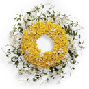 Spring Artificial Daffodil Front Door Wreath Home Decor Window Wall Party Decor